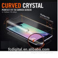 Newest high quality real full cover 3D curved tempered glass protector for s6 edge,hot selling!!!